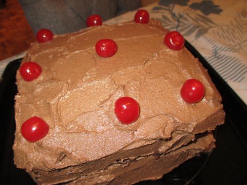 Gâteau aux chocolat et cerises de Corralou | Photo de Corralou