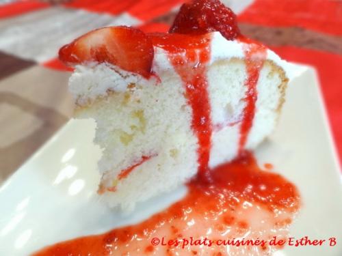 Gâteau blanc (pour shorcake aux fraises) de Esther B | Photo de Estherb