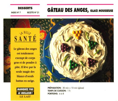 Gâteau des anges, glace mousseuse de Bon Appétit | Photo de PassionRecettes