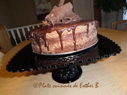 Gâteau étagé, mousse et ganache chocolatées de Esther B | Photo de Estherb