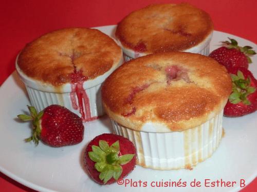 Gâteau-poudins aux fraises de Esther B | Photo de Estherb