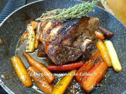 Gigot d'agneau braisé aux légumes et à l'érable de Esther B | Photo de Estherb