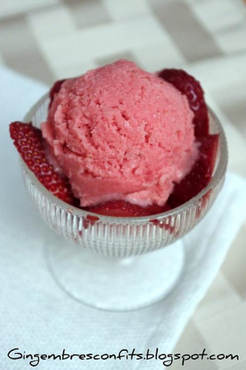 Granité au mascarpone et aux fraises de Gingembresconfits | Photo de Gingembresconfits