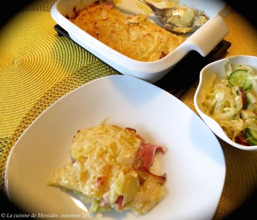 Gratin aux pommes de terre et au jambon de Messidor | Photo de Messidor