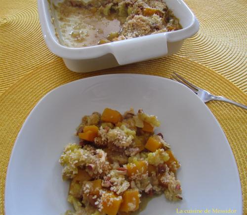 Gratin de chou-fleur et de courge au cari de Messidor | Photo de Messidor