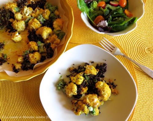 Gratin de chou-fleur grillé au quinoa de Messidor | Photo de Messidor