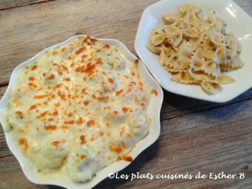 Gratin de crevettes, pétoncles et chou-fleur de Esther B | Photo de Estherb