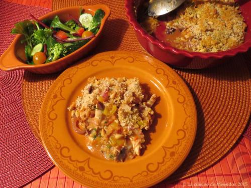 Gratin de poulet à la grecque de Messidor | Photo de Messidor