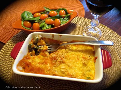 Gratins de moules à la mexicaine de Messidor | Photo de Messidor