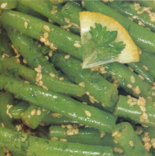 Haricots verts au sésame de Qu'est-Ce Qu'on Mange | Photo de PassionRecettes