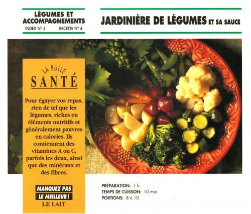 Jardinière de légumes et sa sauce de Bon Appétit | Photo de PassionRecettes