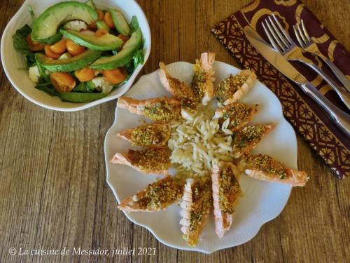 Langoustines au pesto de tomates séchées + de Messidor | Photo de Messidor