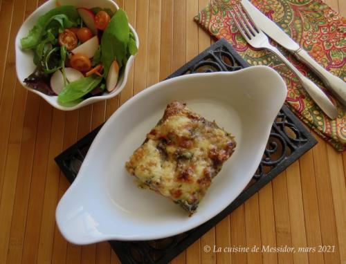 Lasagne de poulet aux deux sauces + de Messidor | Photo de Messidor