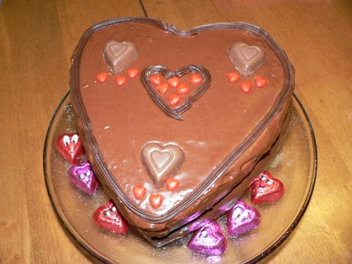 Le fameux gâteau au chocolat pour la st-valentin de Baddy | Photo de Baddy