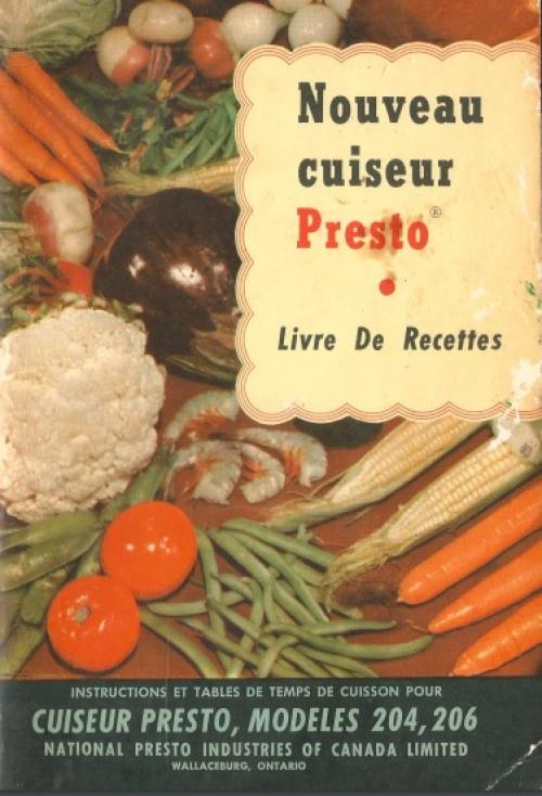 Livre de recettes - nouveau cuiseur de Presto | Photo de PassionRecettes