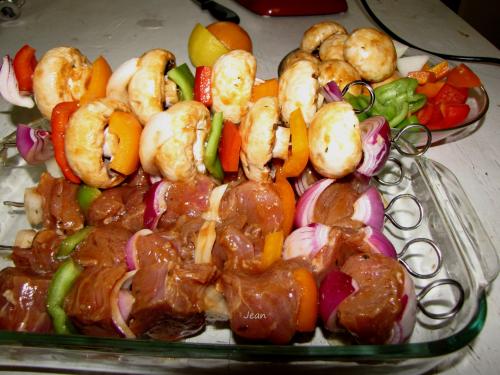 Marinade pour brochettes de porc ou de poulet. de Nell | Photo de Nell