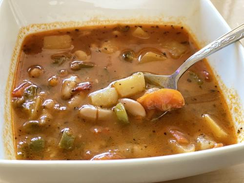 Minestrone de Germaine Gloutnez | Photo de Mireille