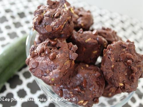 Mini gâteaux au chocolat et aux courgettes de Estherb