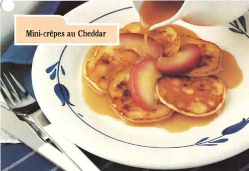 Mini-crêpes au cheddar | Photo de PassionRecettes