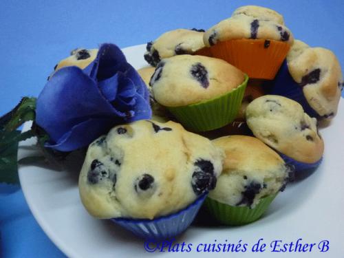 Minis muffins aux bleuets et au fromage à la crème de Esther B | Photo de Estherb