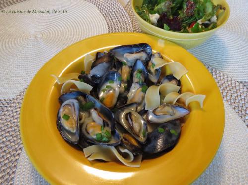 Moules à la crème de pastis de Messidor | Photo de Messidor