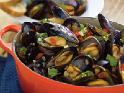 Moules au pamplemousse et à la coriandre de Edition Nouvelles | Photo de Edition nouvelles