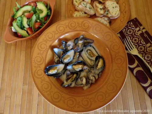 Moules au pineau des charentes + de Messidor | Photo de Messidor