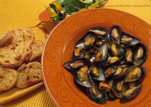 Moules au vermouth, sauce à l'indienne de Messidor | Photo de Messidor