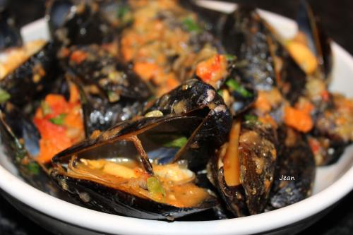 Moules aux légumes sautés de Nell | Photo de Nell