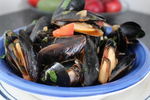 Moules aux tomates et aux herbes fraiches de Nell | Photo de Nell