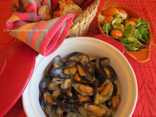 Moules crémeuses à l'aneth et au citron de Messidor | Photo de Messidor