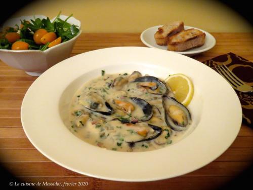 Moules en fine sauce veloutée au citron + de Messidor | Photo de Messidor