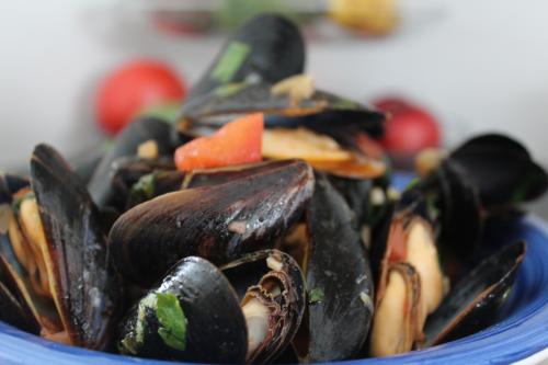 Moules sauce aigre-douce, malaisie. de Nell | Photo de Nell