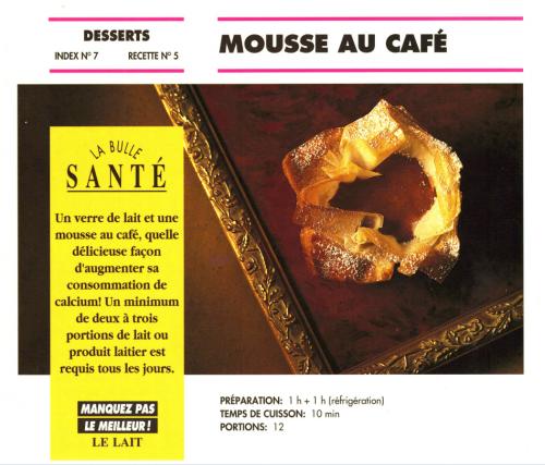 Mousse au café de Bon Appétit | Photo de PassionRecettes