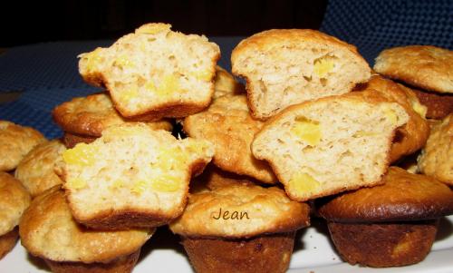 Muffins a l'ananas et a la crème sûre de Nell | Photo de Nell