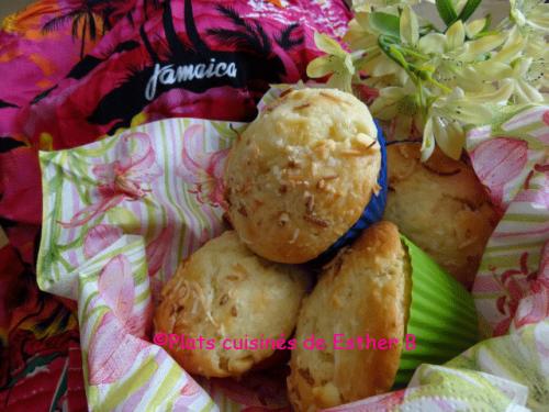 Muffins au chocolat blanc et noix de coco de Esther B | Photo de Estherb