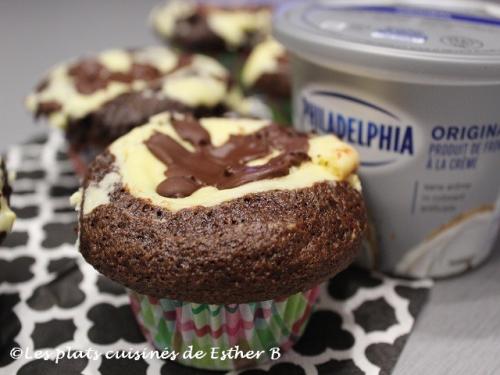 Muffins au chocolat et fromage à la crème de Esther B | Photo de Estherb