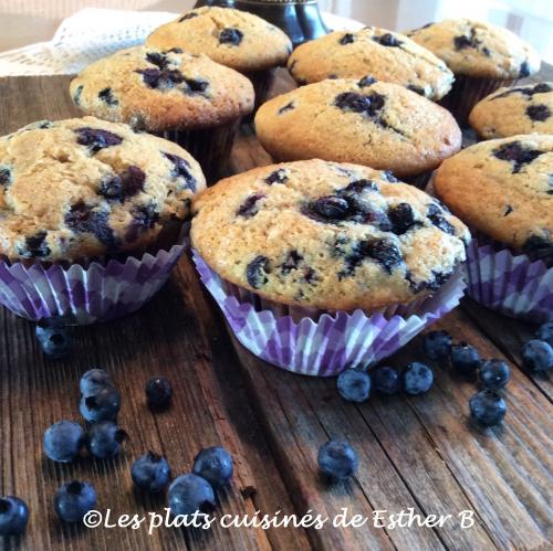 Muffins aux bleuets de Esther B | Photo de Estherb