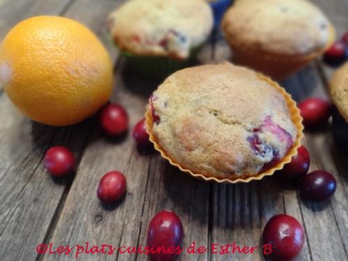 Muffins aux canneberges de Esther B | Photo de Estherb