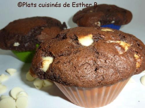 Muffins aux deux chocolats de Esther B | Photo de Estherb