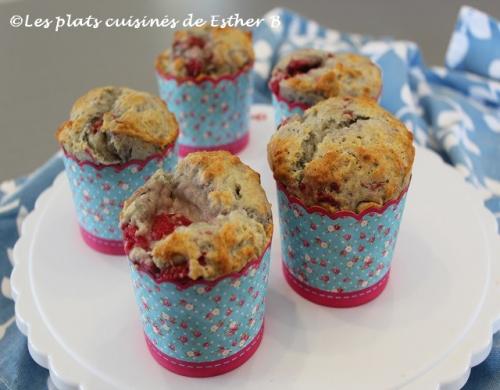 Muffins aux framboises de Estherb | Photo de Estherb