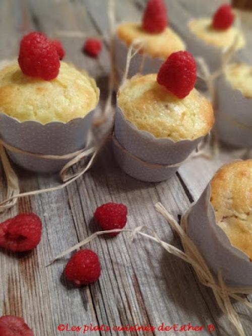 Muffins aux framboises et fromage à la crème de Esther B | Photo de Estherb