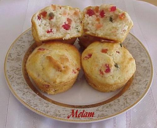 Muffins aux fruits confits de Melam | Photo de Melam