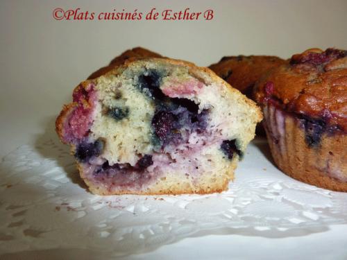 Muffins aux petits fruits de Esther B | Photo de Estherb