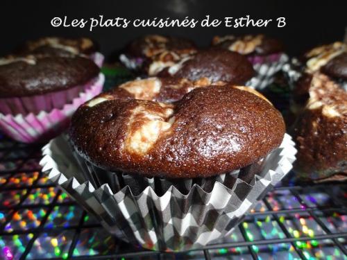 Muffins cheesecake au chocolat de Esther B | Photo de Estherb