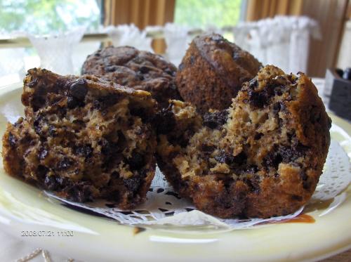 Muffins chocolatés aux bananes de Esther B | Photo de Mommzy