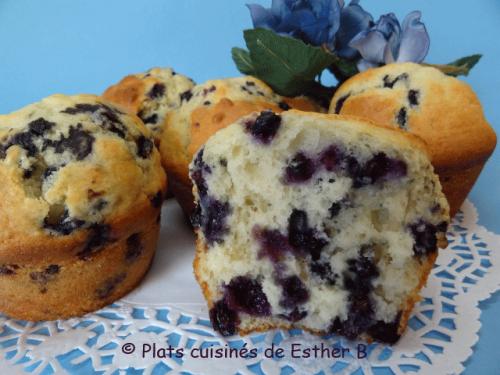 Muffins géants aux bleuets de Esther B | Photo de Estherb