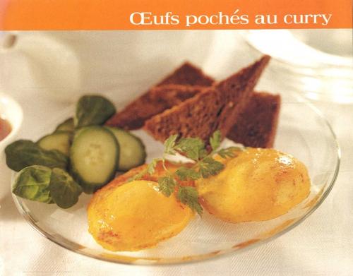 Oeufs pochés au curry | Photo de PassionRecettes