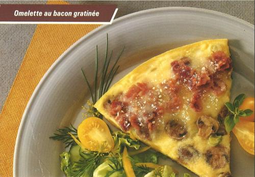 Omelette au bacon gratinée | Photo de PassionRecettes