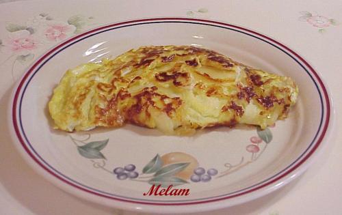 Omelette aux pommes et fromage | Photo de Melam